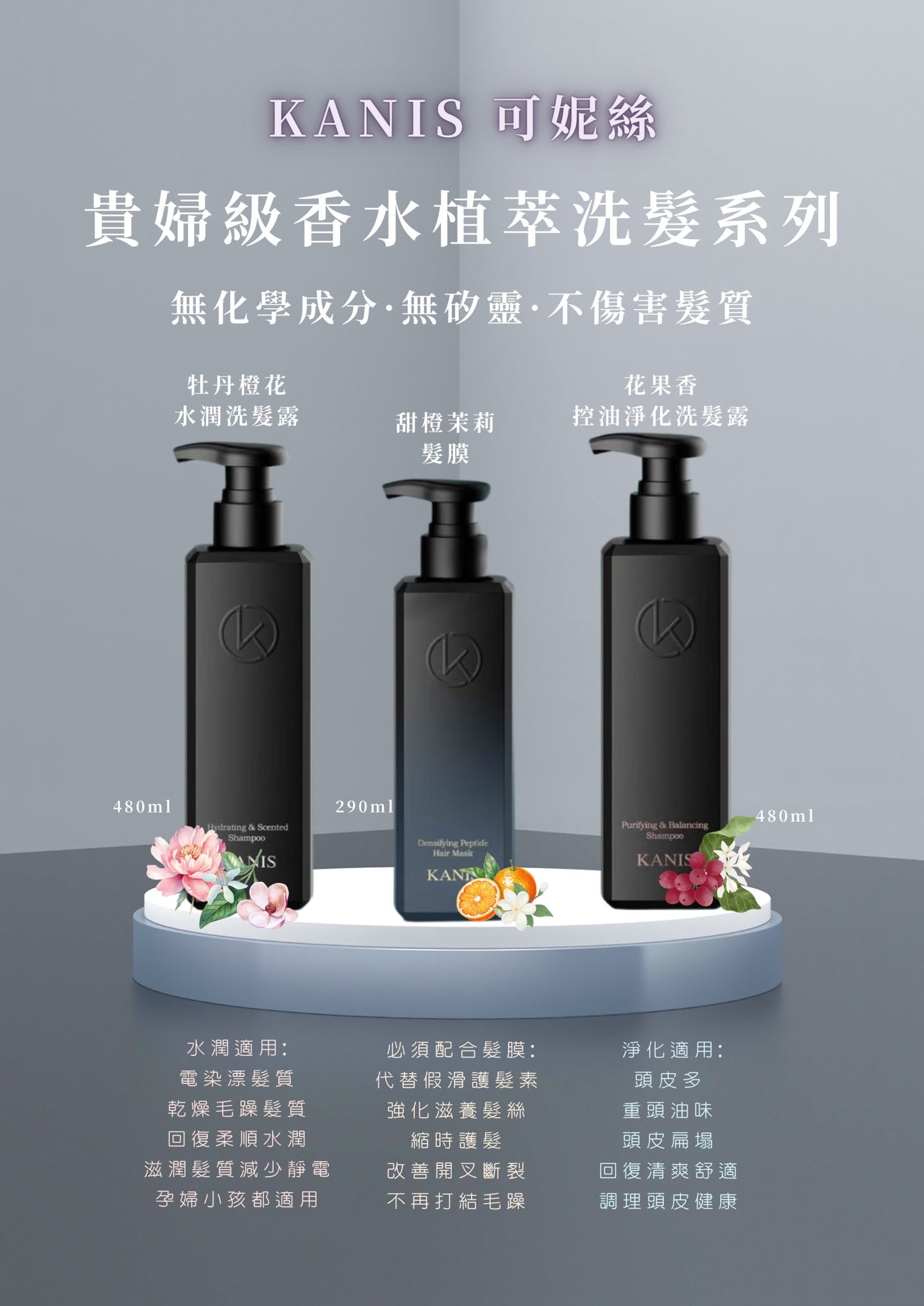 貴婦級香水植萃洗髮系列