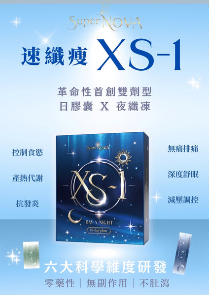 XS-1 速纖瘦 (日膠囊X夜纖凍)